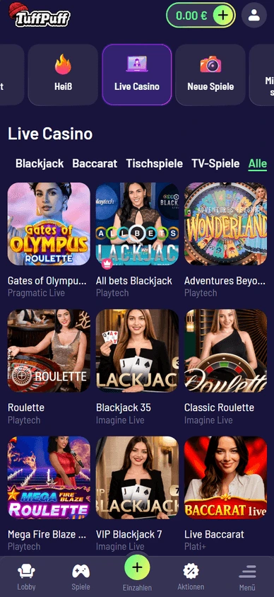  TuffPuff - Casino ohne KYC 2026